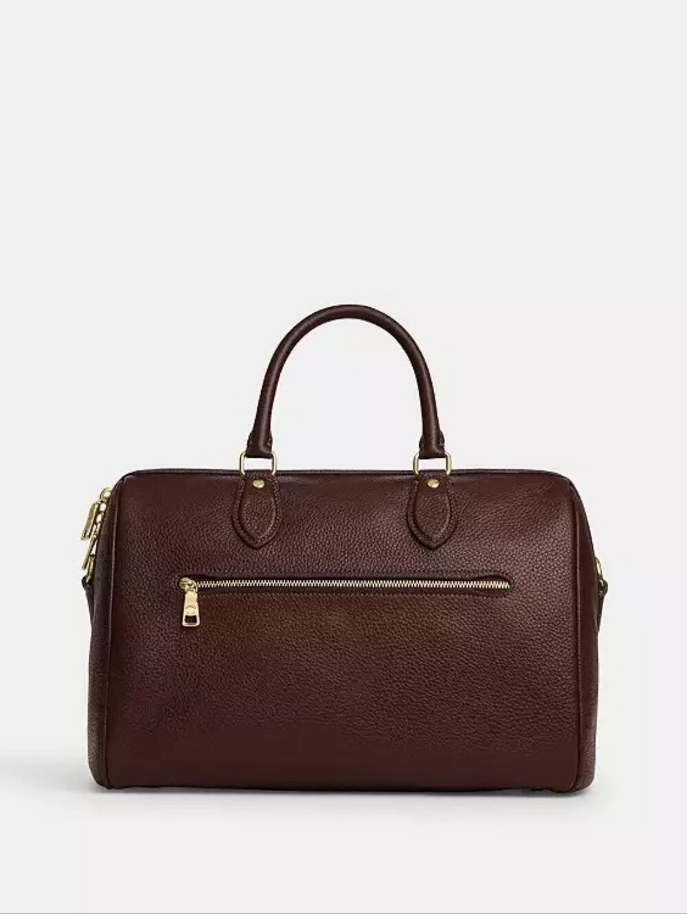 NWT! Coach Large Rowan Satchel In Gold/MAPLE 🍁 Style No. CES11 - Picture 4 of 11